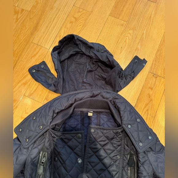 Burberry Brit navy quilted cozy jacket - Picture 7 of 11
